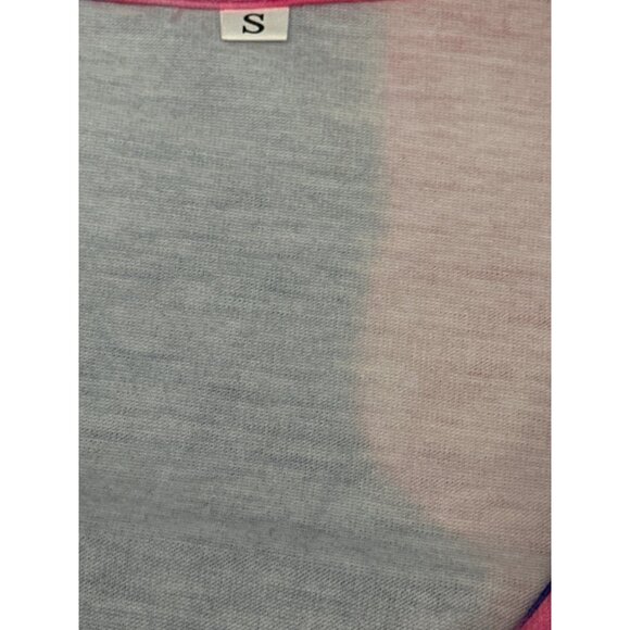 CCC Colorful Tie Dye Tank Top Leopard Print Chest Pocket Sleeveless Shirt Size S - Picture 11 of 11